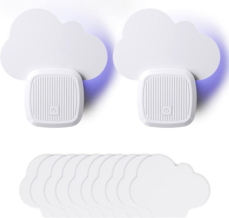 Mosquito Killer Plug in Flying Insect Light Trap | Mosquito Night Light Plug in | Indoor Trap for Mosquito | Indoor | Mosquito Killer Electric (White, 2pack) - Image 1